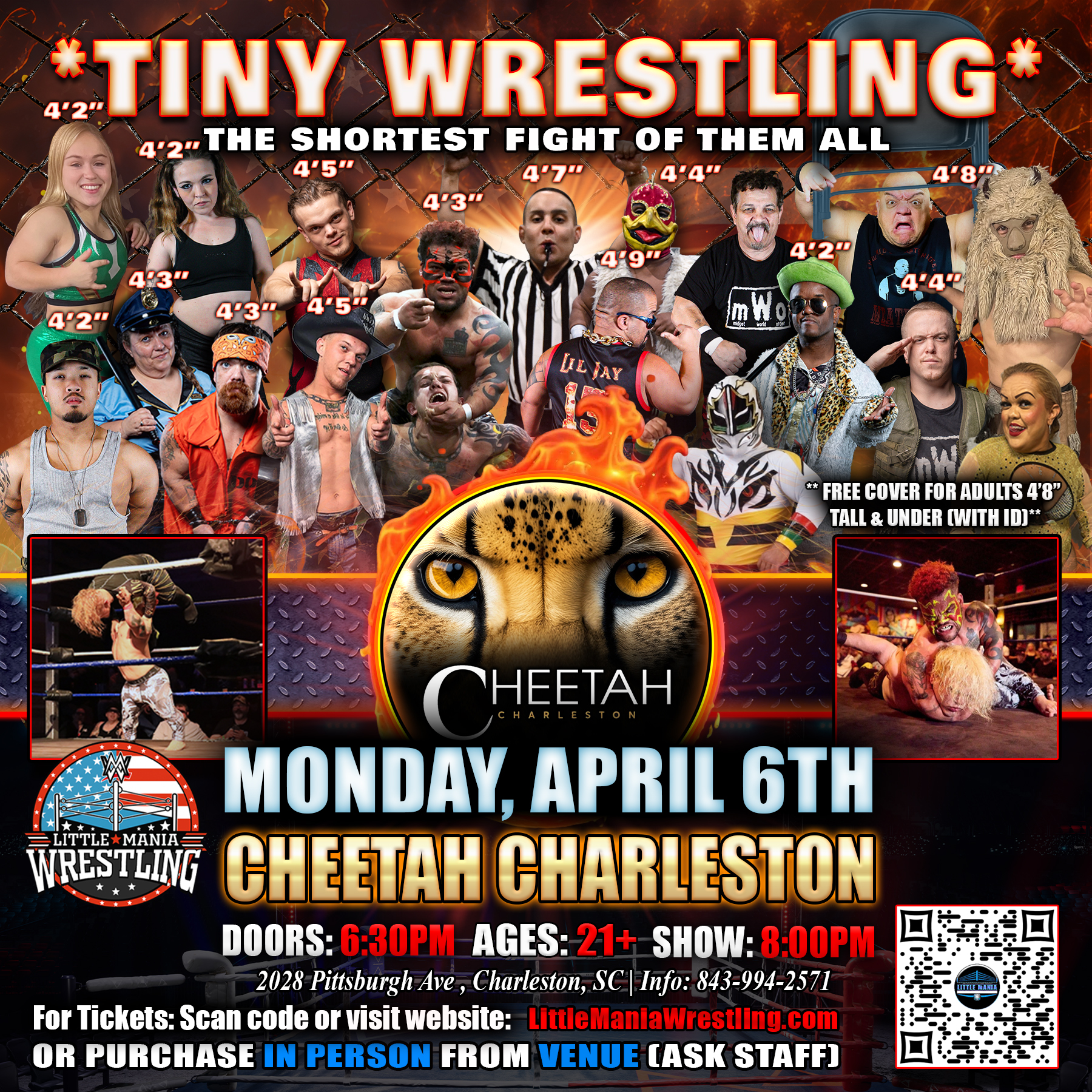 Little Mania Wrestling Facebook ad
