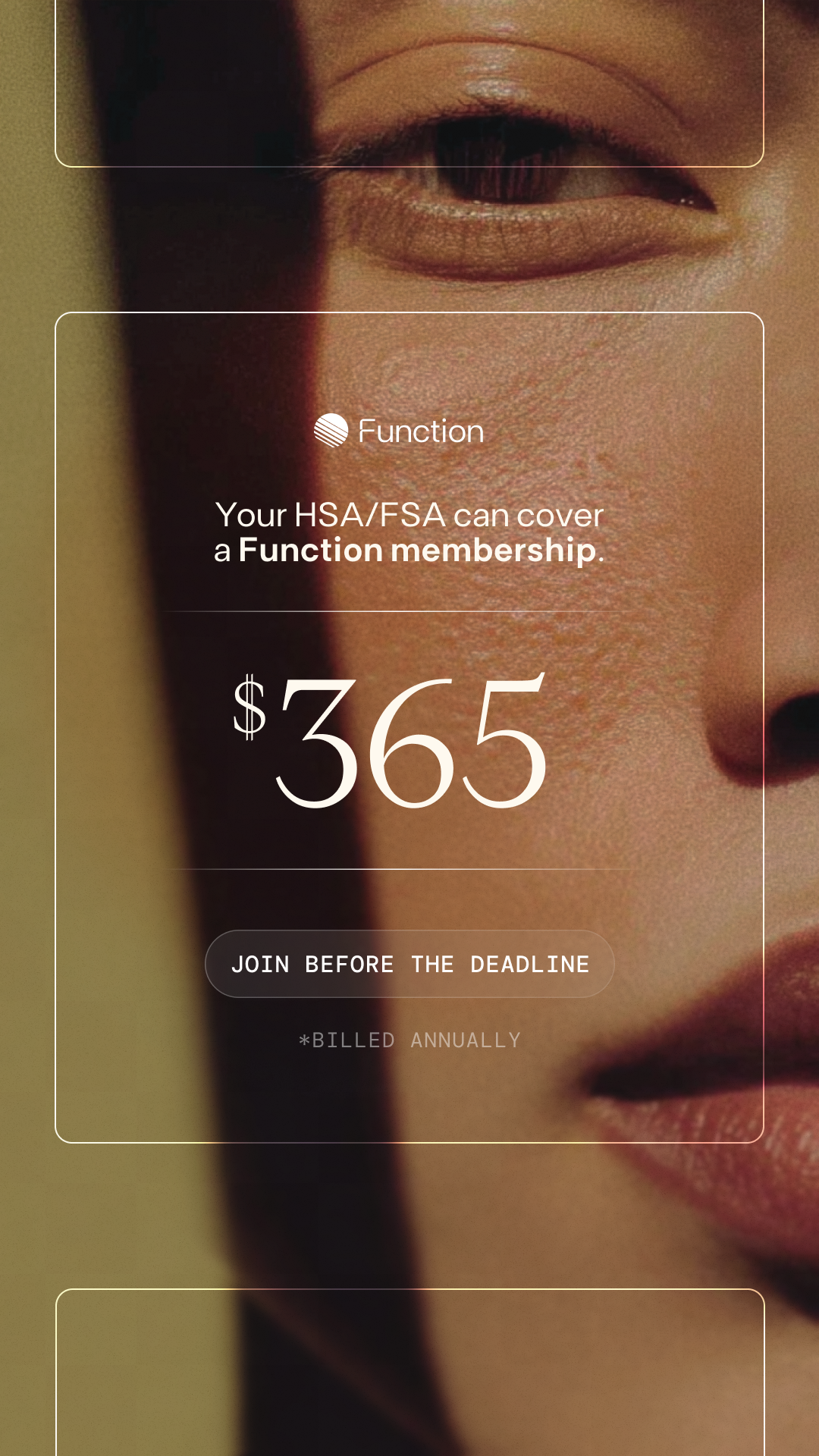 Function Health Facebook ad