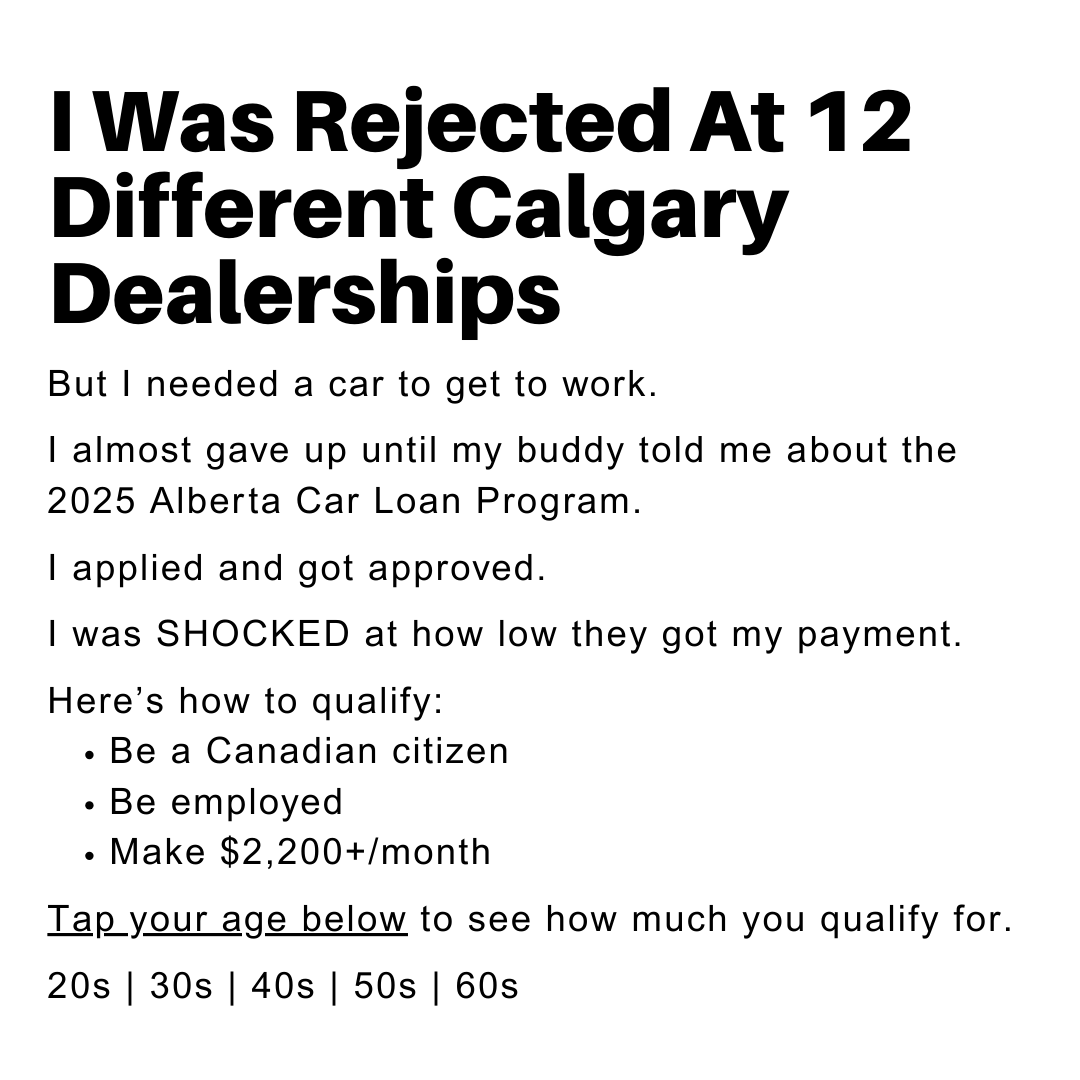 Get Me A Car Canada Facebook ad