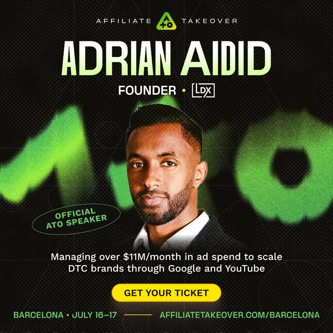 Affiliate Takeover Facebook ad