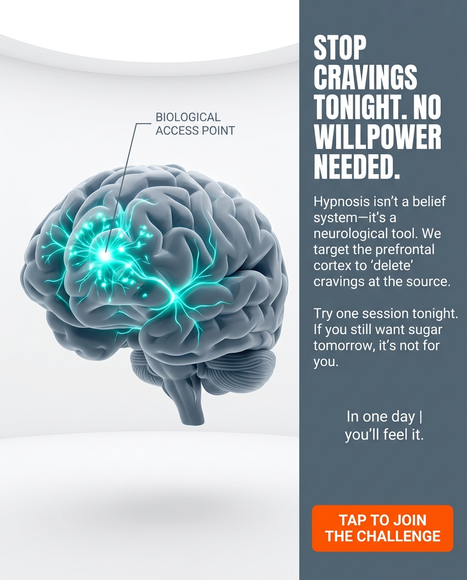 Kure for Hypnotherapy Facebook ad