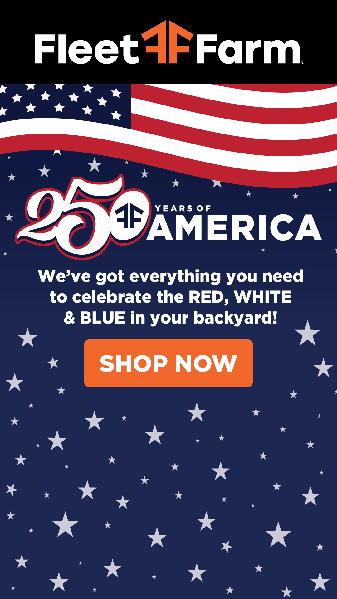 Fleet Farm Facebook ad