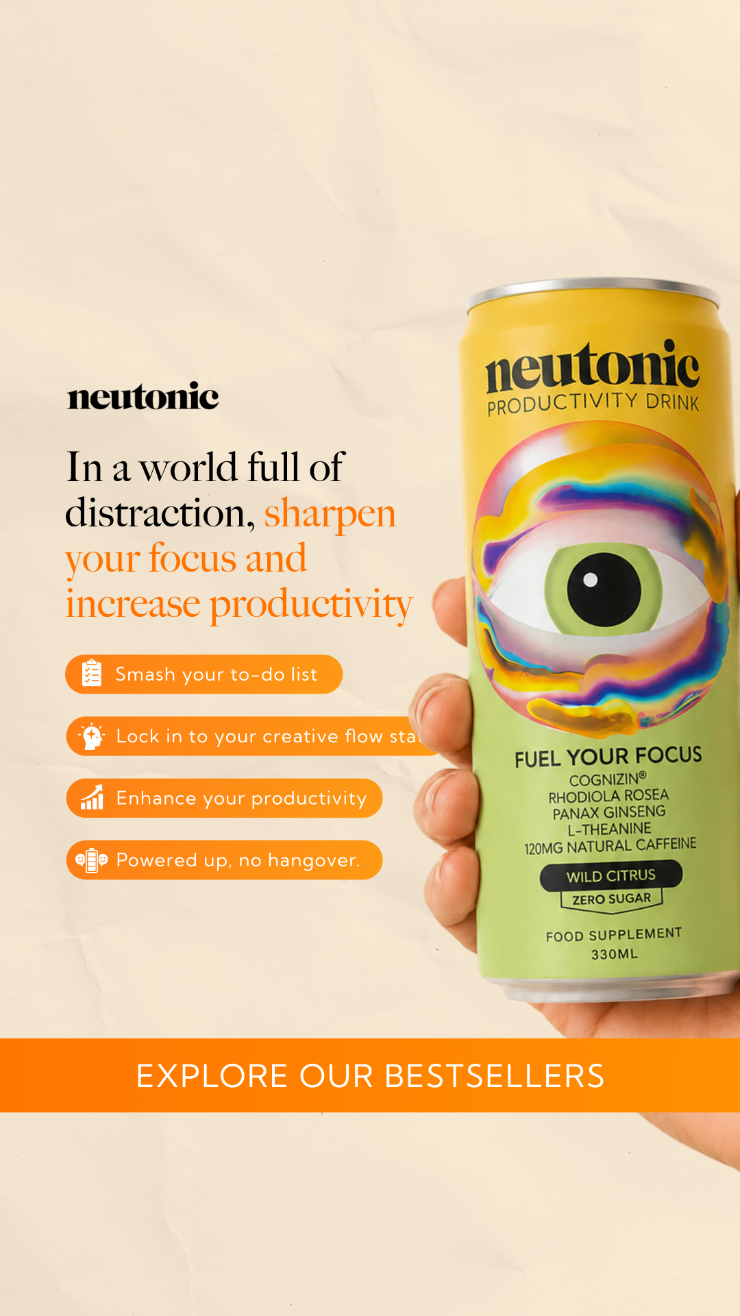 Neutonic Facebook ad