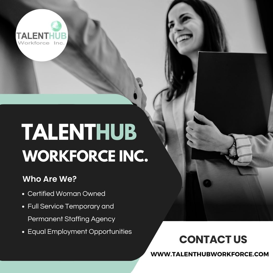 Talenthub Workforce Inc. Facebook ad: It is our job to help you.