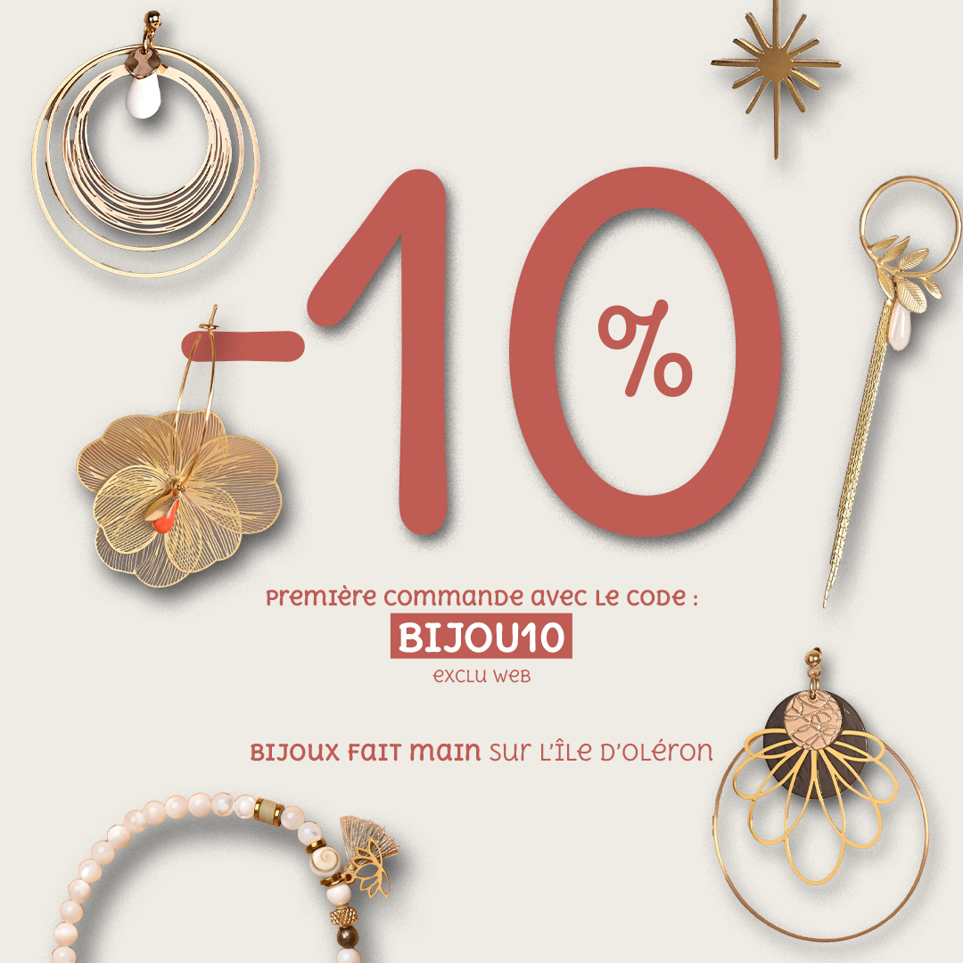 La Cabane Aux Bijoux Facebook ad: -10% avec le code BIJOU10