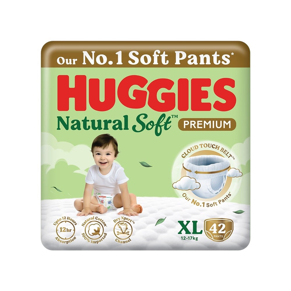 Huggies India Facebook ad: Huggies Natural Soft, Our No.1 Soft Pants
