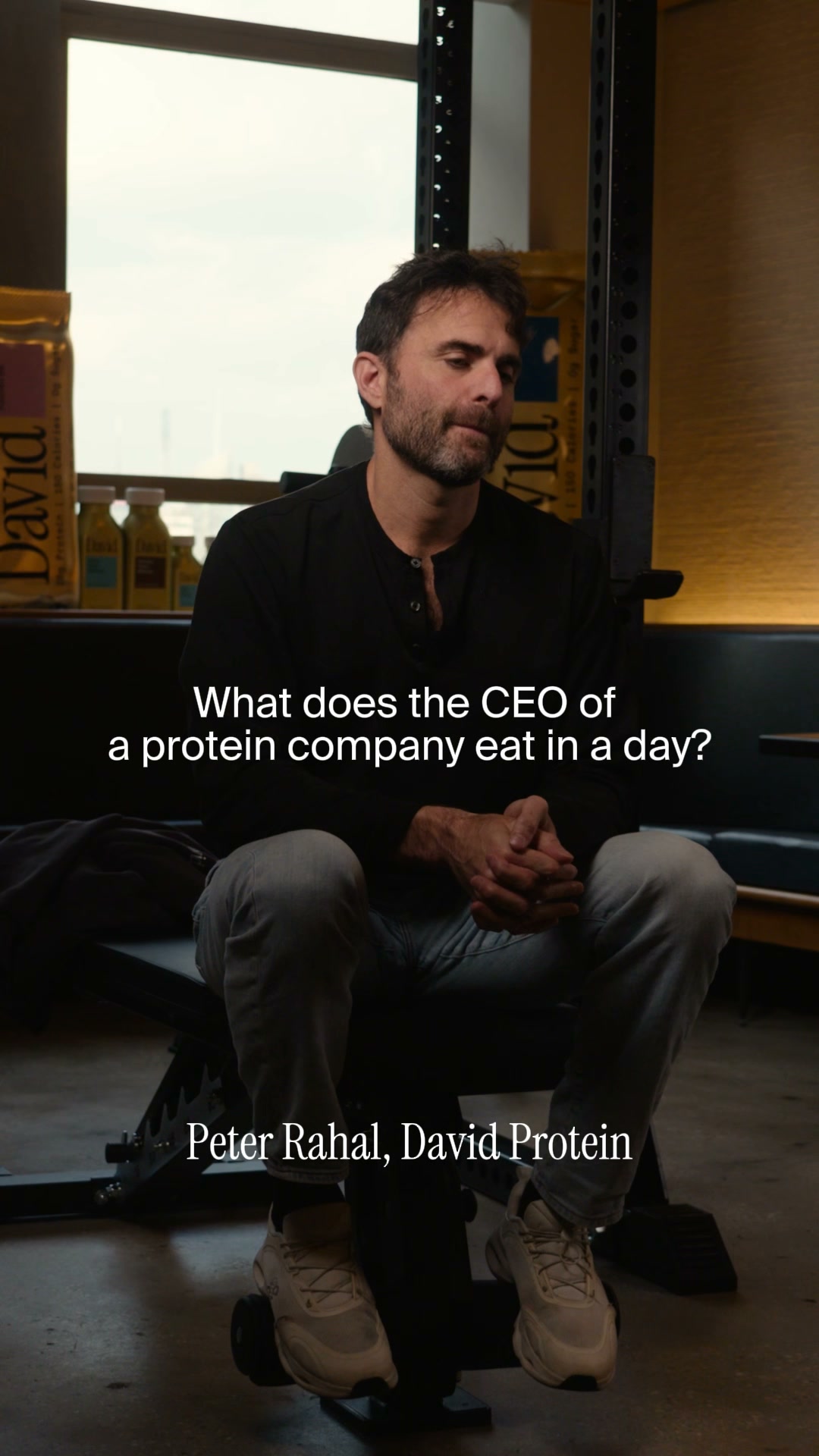 CHACE COLLETT Facebook ad: 28g Protein. 150 Calories. 0g Sugar.