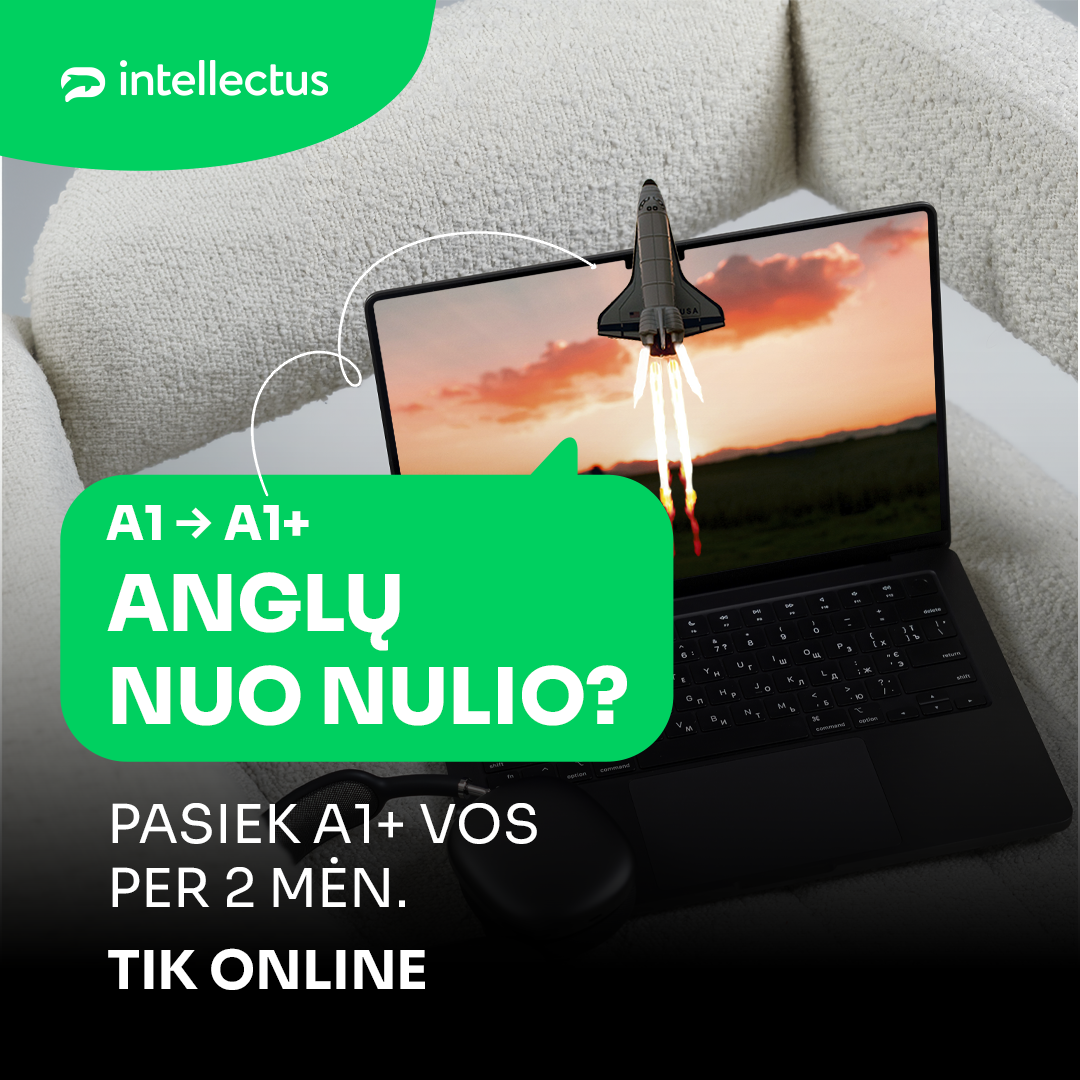 Anglų kalbos mokykla „Intellectus“ Facebook ad