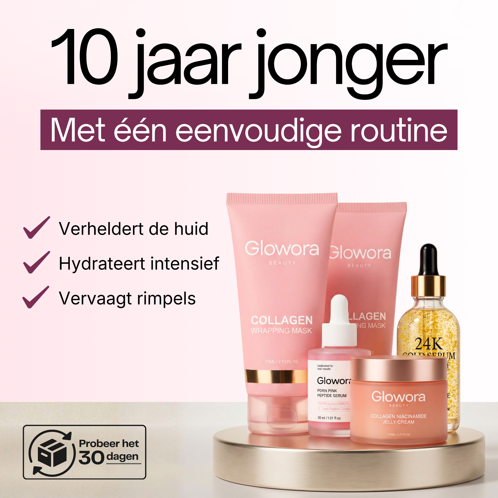 Glowora Facebook ad