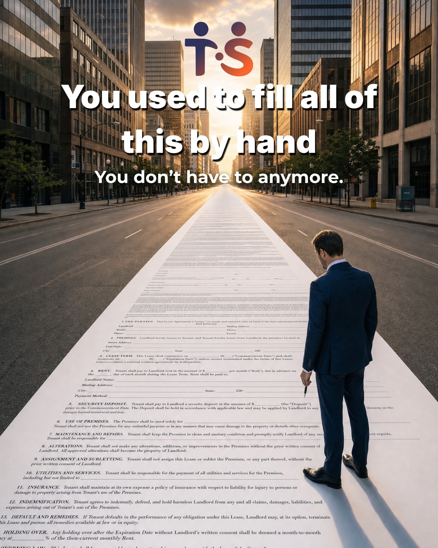 TenantSider Facebook ad: You used to fill all of this by…