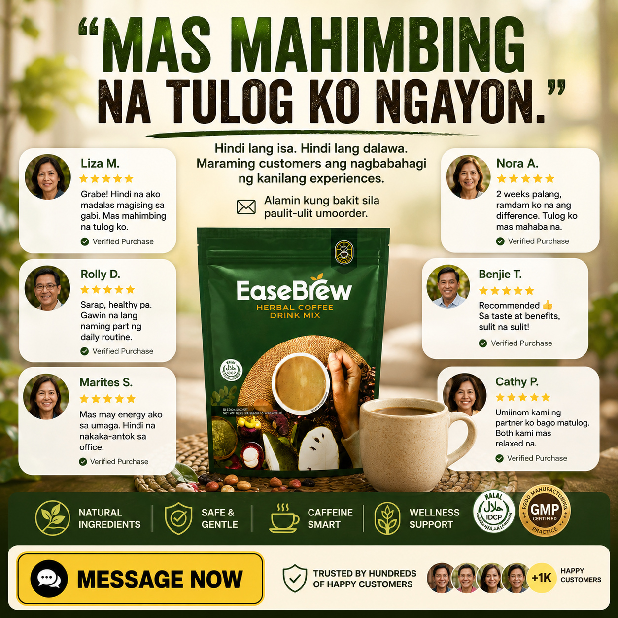 EaseBrew Health & Wellness Coffee Facebook ad