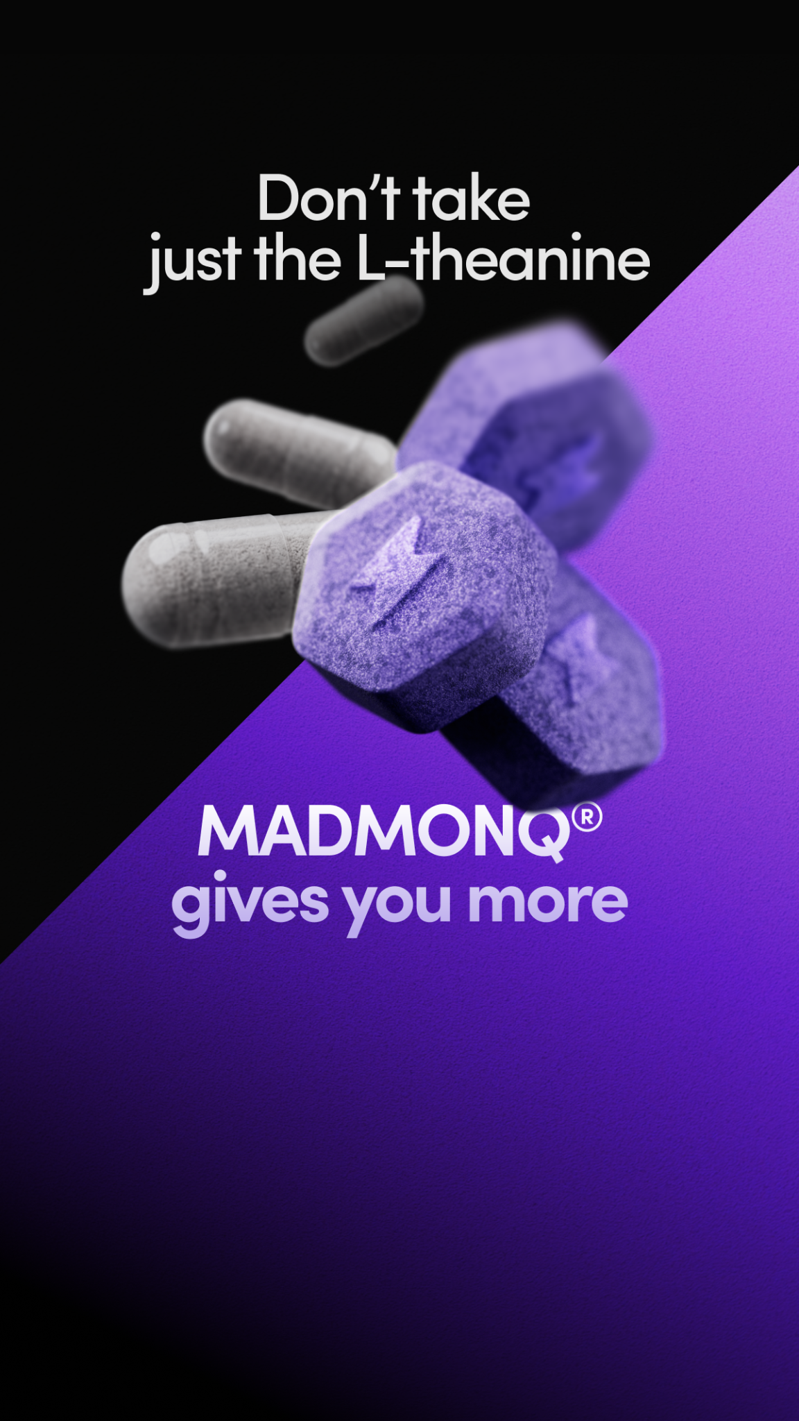 MADMONQ Facebook ad: Block out the daily noise.