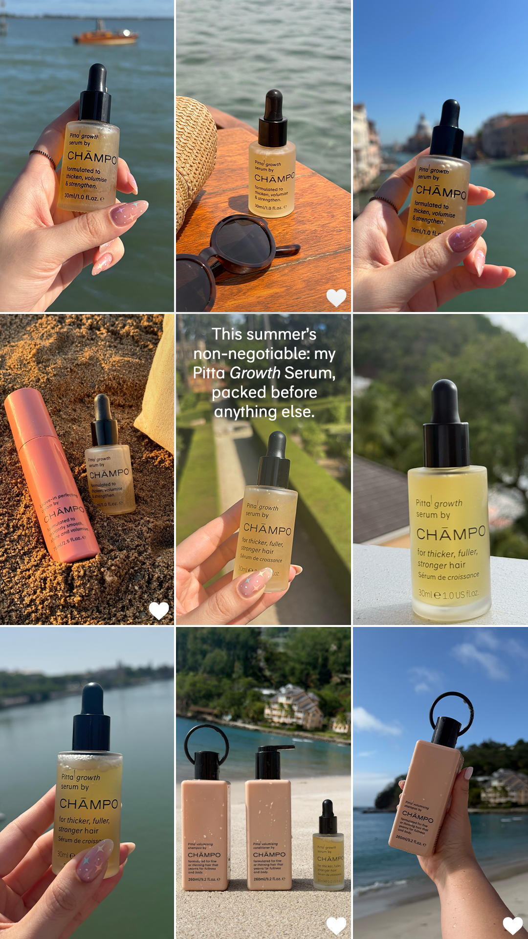 Chāmpo Haircare Facebook ad