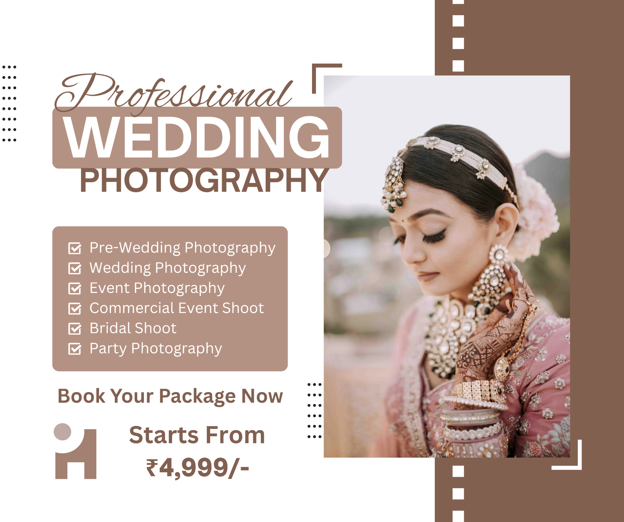 Inquiryhub.in Facebook ad: Need a Professional Photographer?