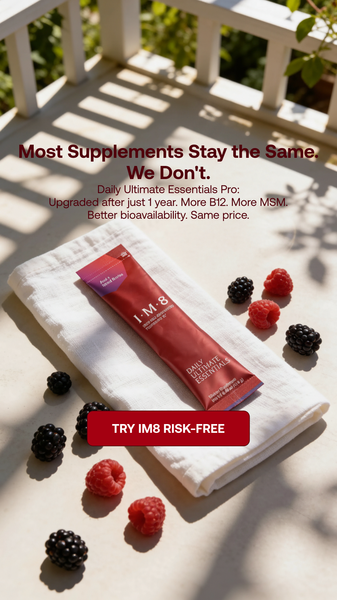 IM8 Health Facebook ad