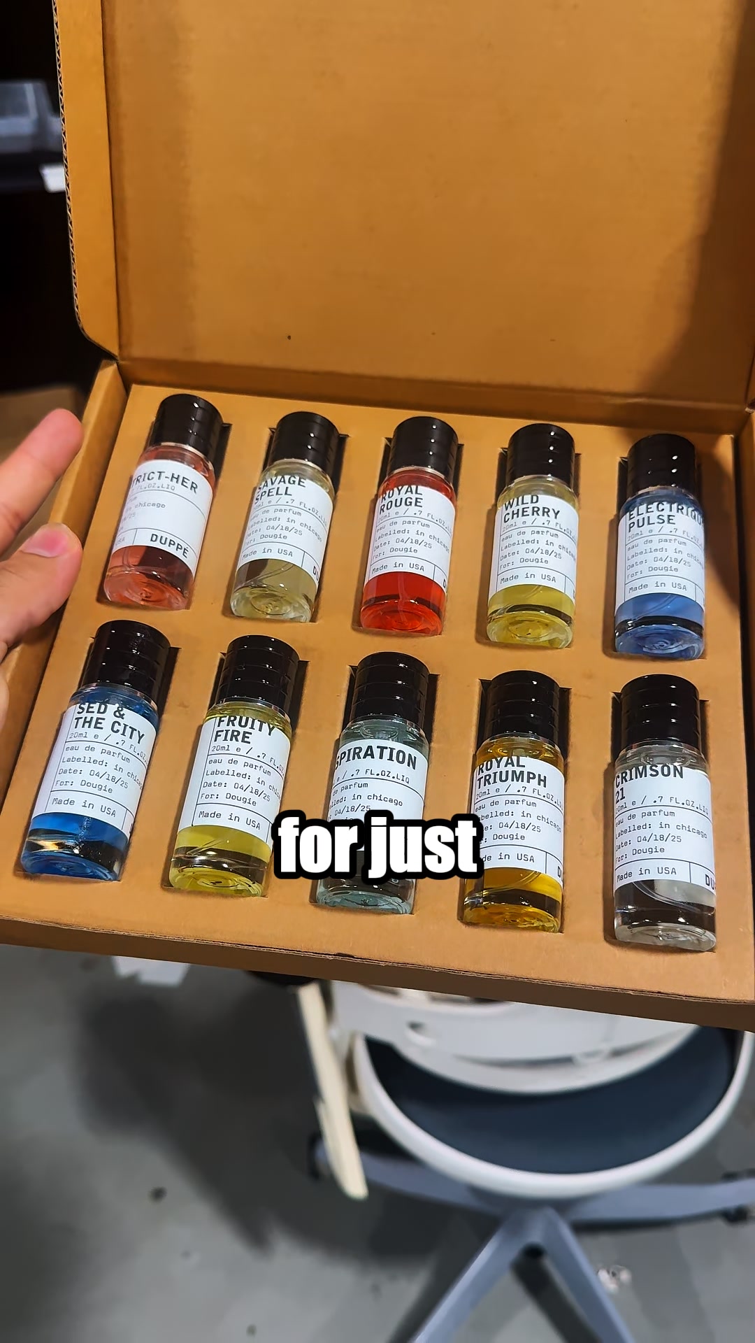 Duppe Scents Facebook ad: Designer scents, without designer prices!