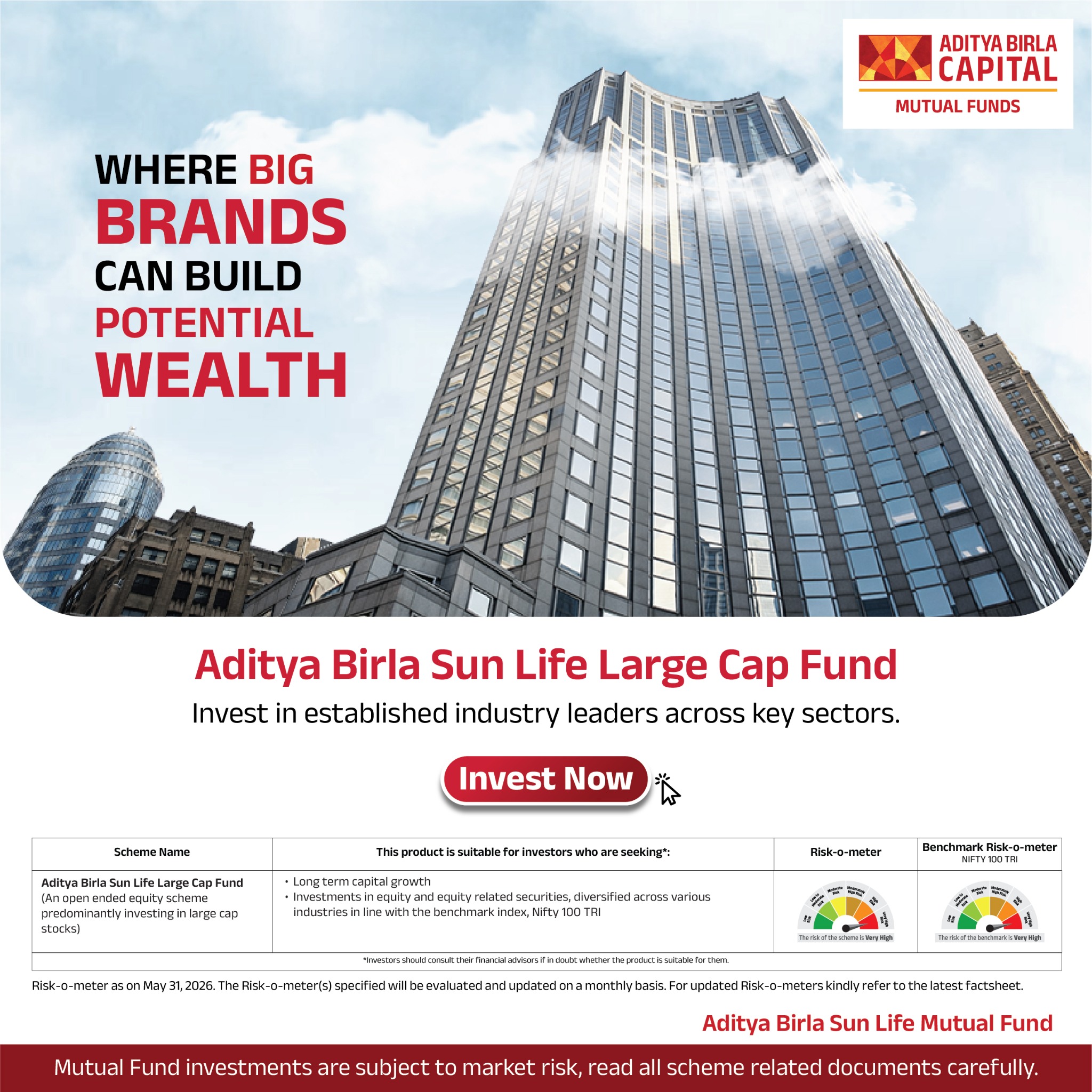 ABC - Aditya Birla Sun Life Mutual Fund Facebook ad: Stop scrolling, Start Investing