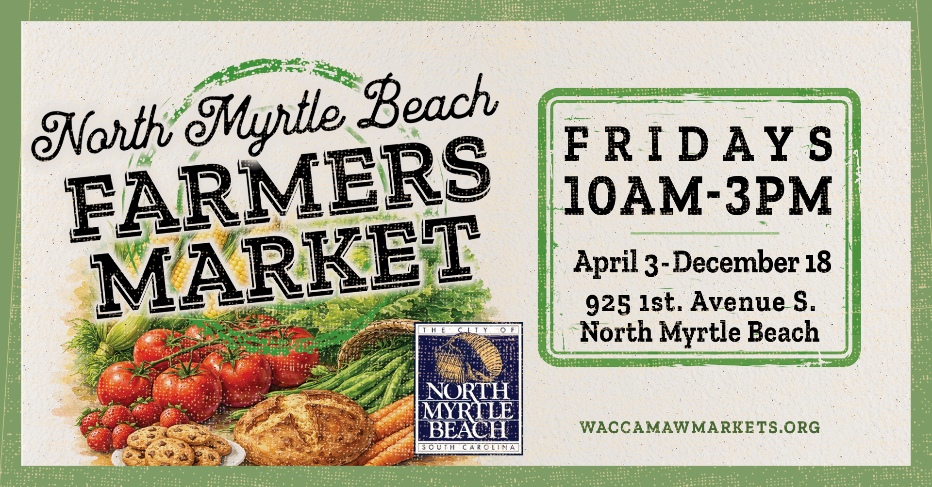 Waccamaw Market Cooperative Facebook ad: North Myrtle Beach Farmers Market