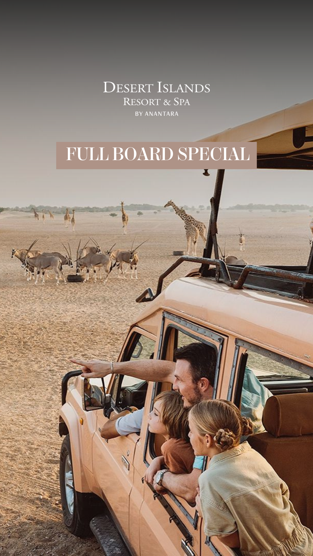 Anantara Sir Bani Yas Island Resorts Facebook ad