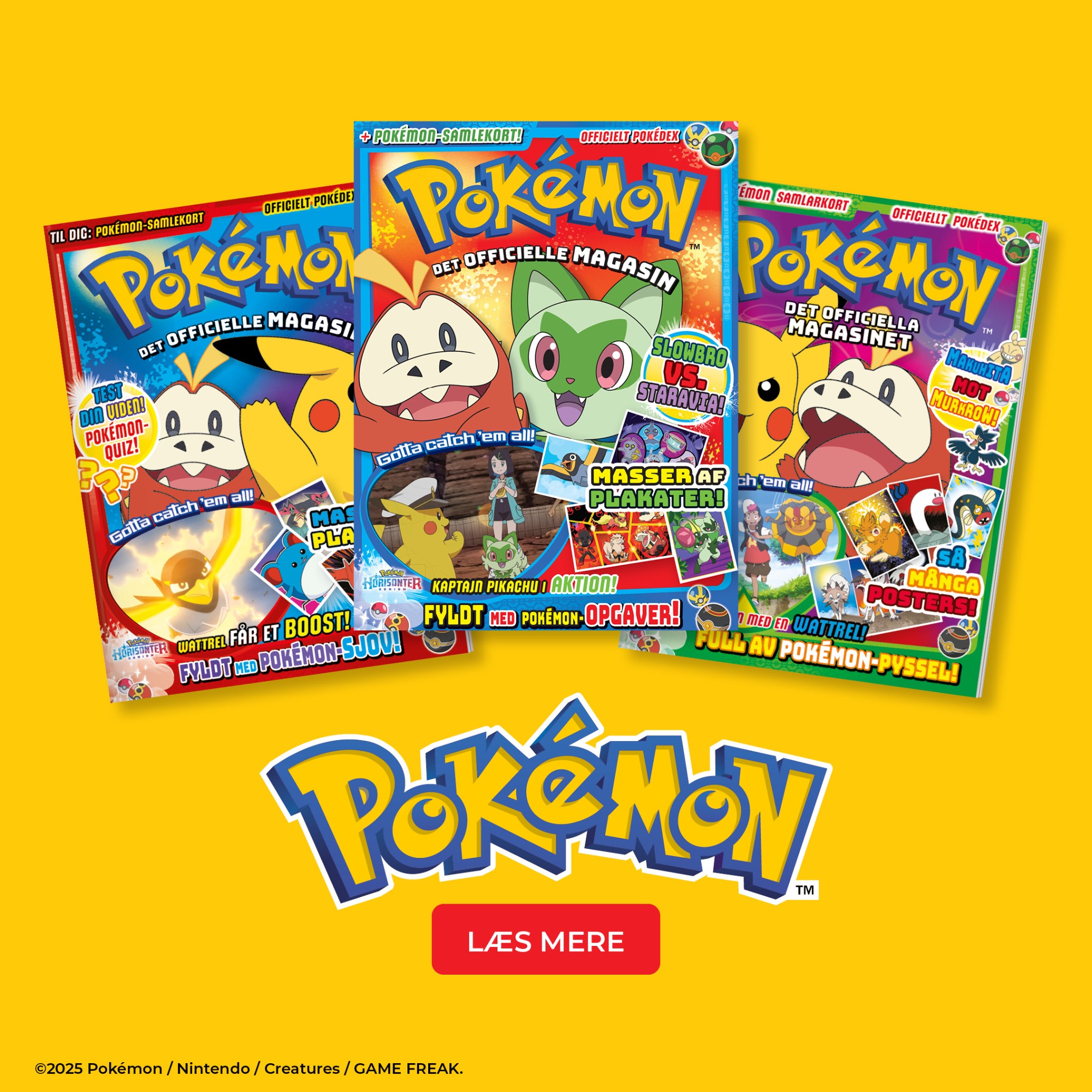 mitblad.dk Facebook ad: Pokémon-bladet
