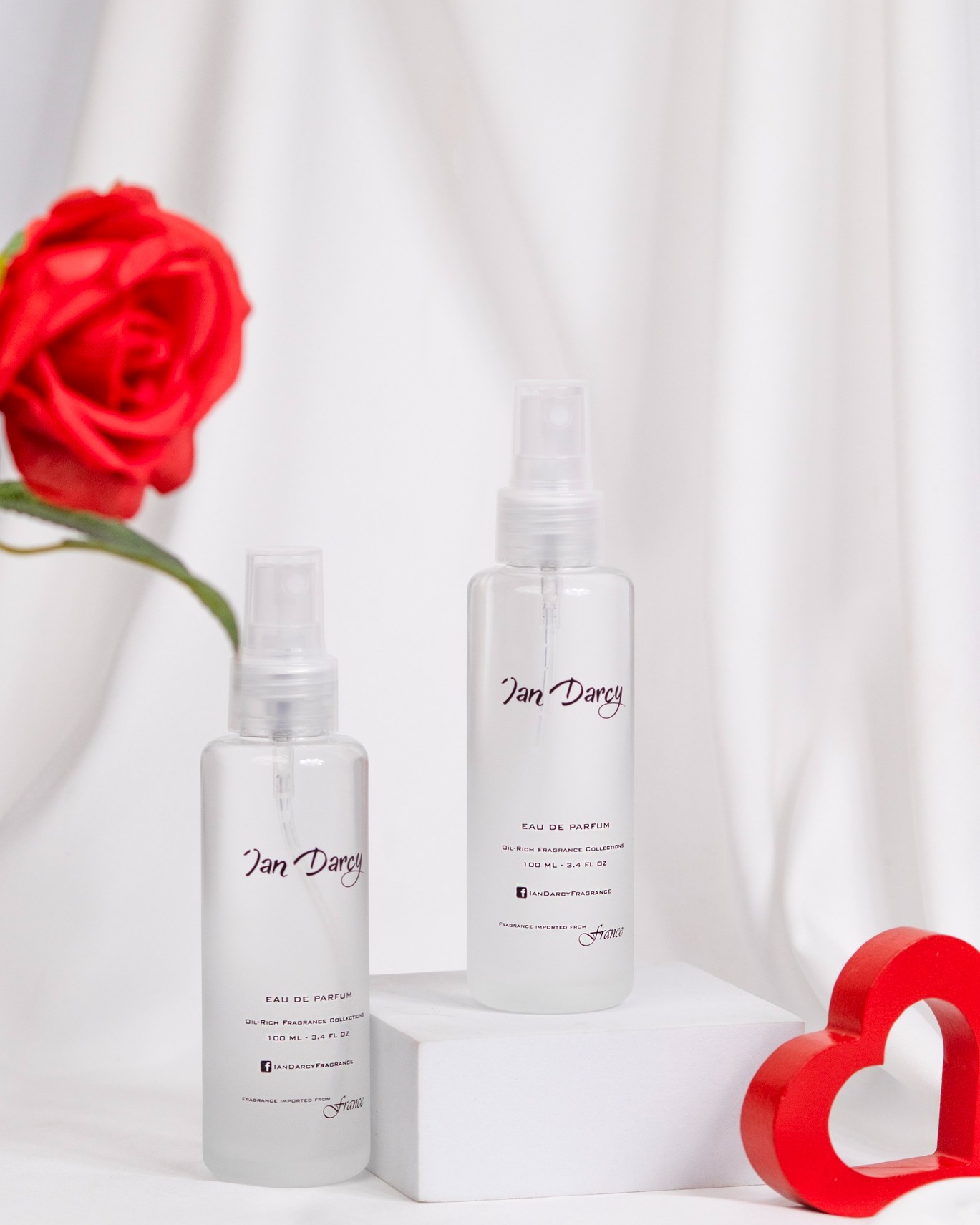 Ian Darcy Oil-Rich Fragrance Collections Facebook ad: Love at first sniff