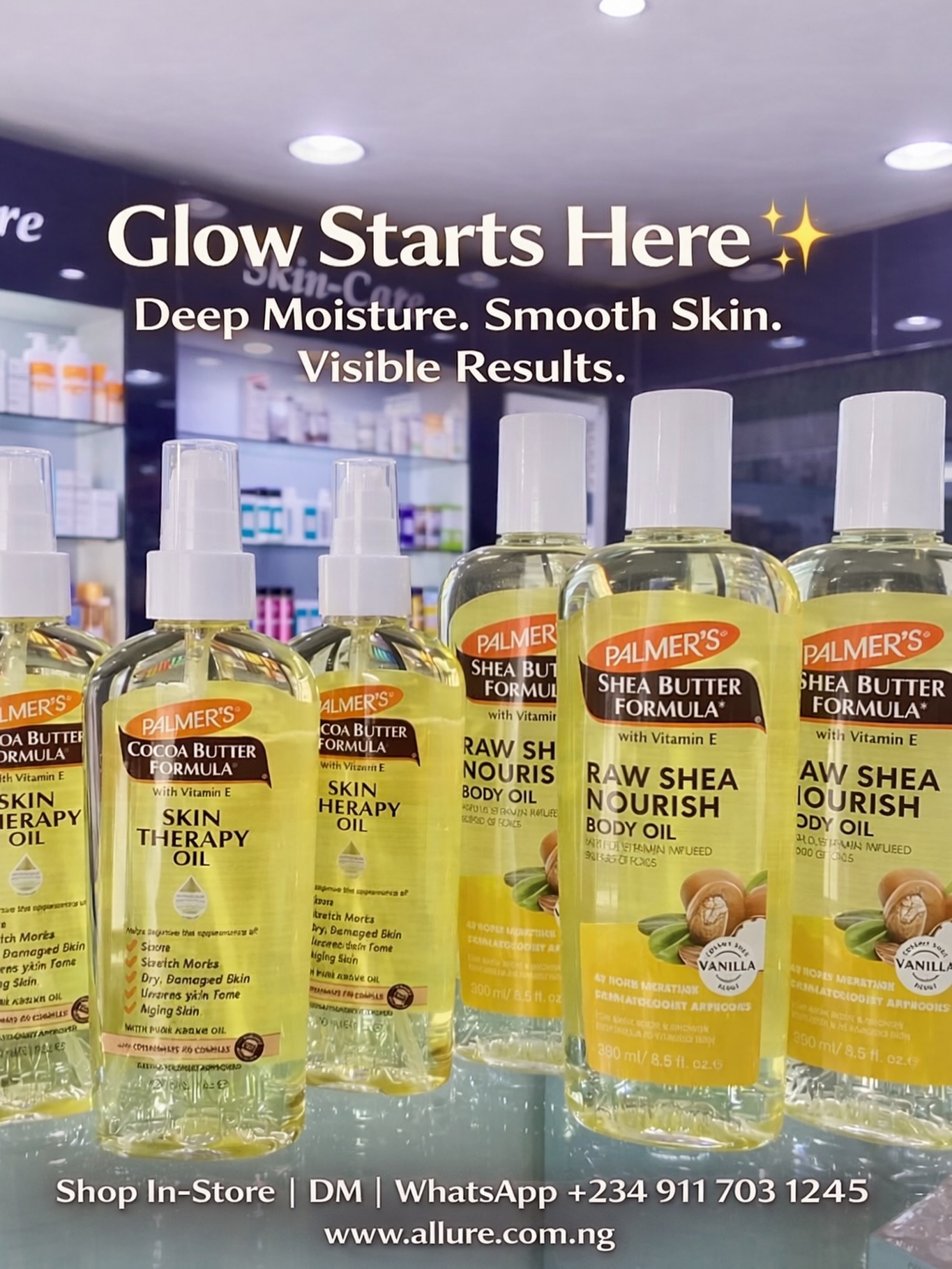 Allure Beauty Store Facebook ad