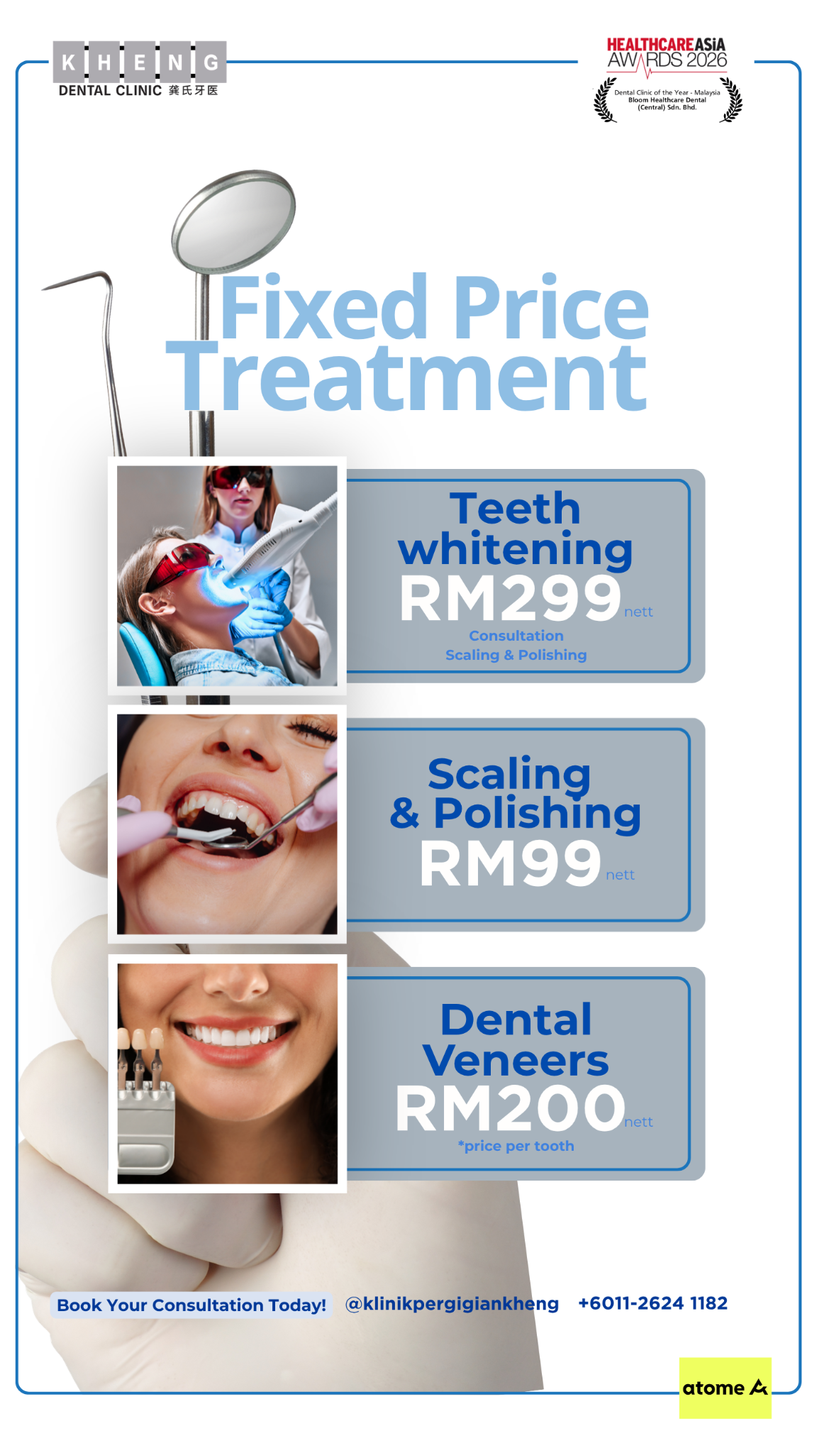 Klinik Pergigian Kheng Facebook ad