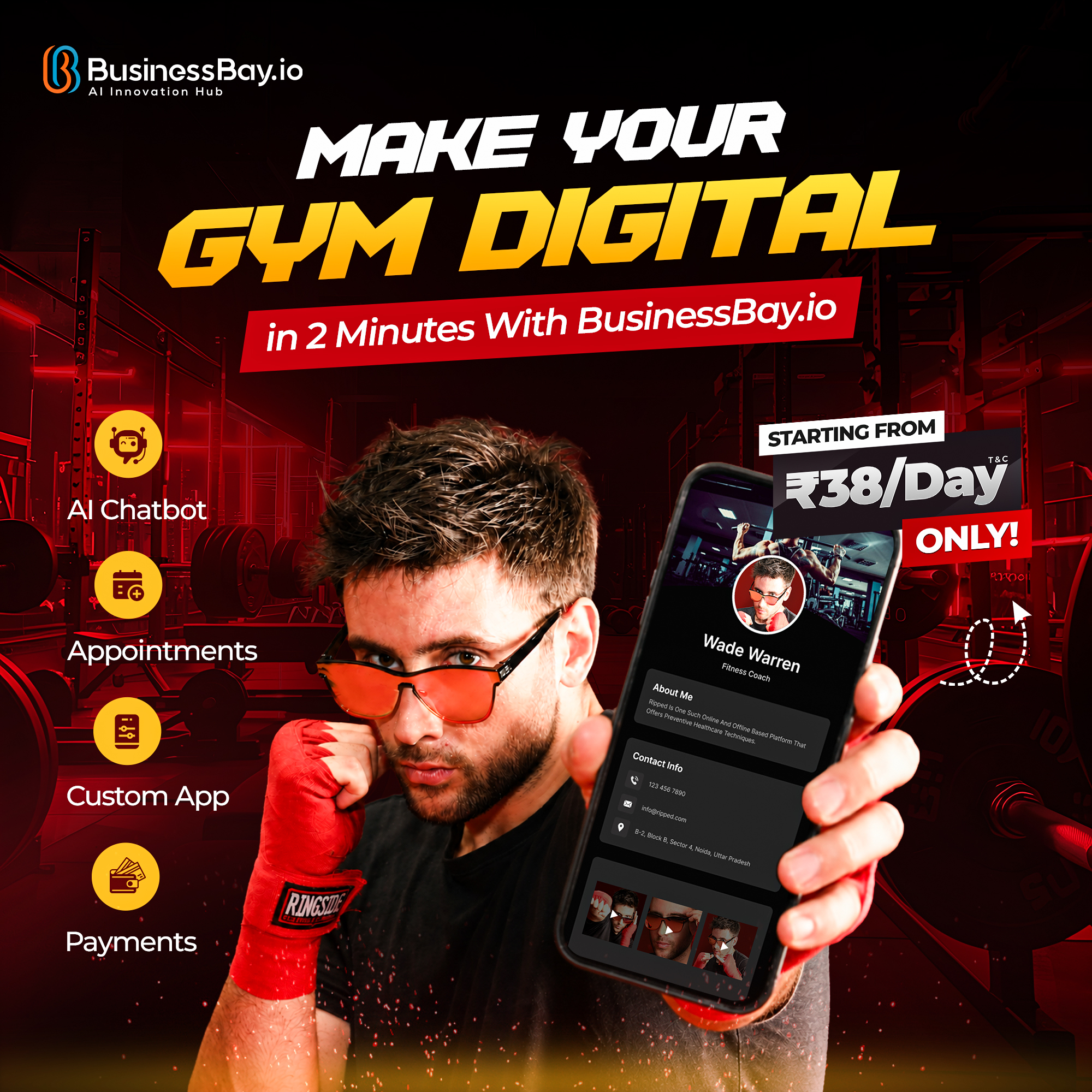 Business Bay Facebook ad