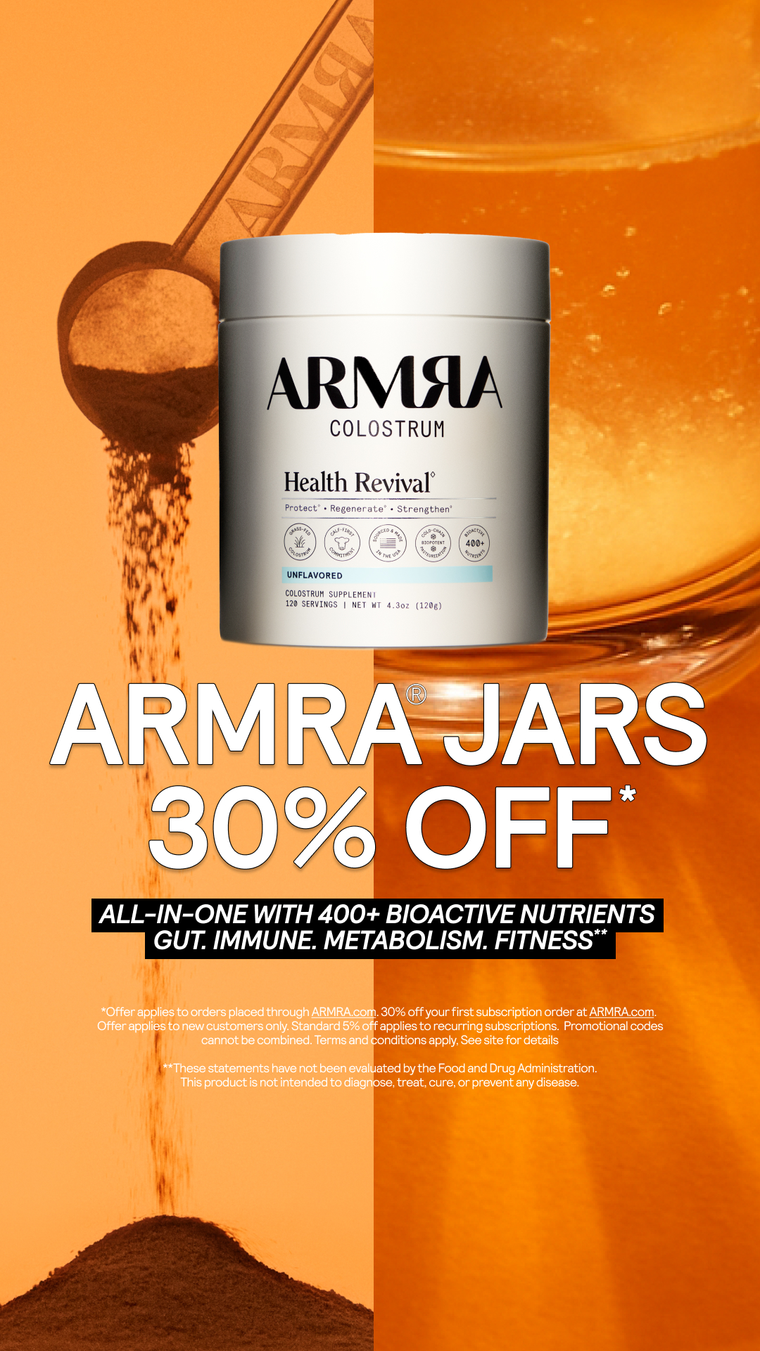 ARMRA Facebook ad