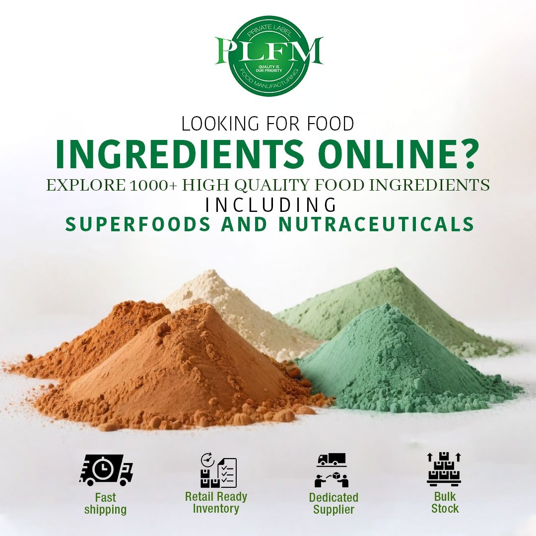 Private Label Food Manufacturing Facebook ad