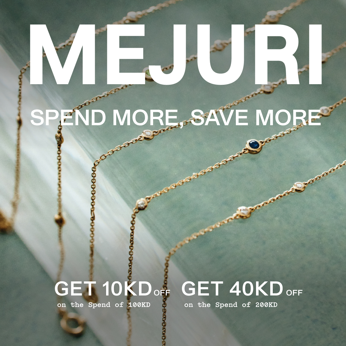 Mejuri Middle East Facebook ad: It’s time to add that sparkle to your…