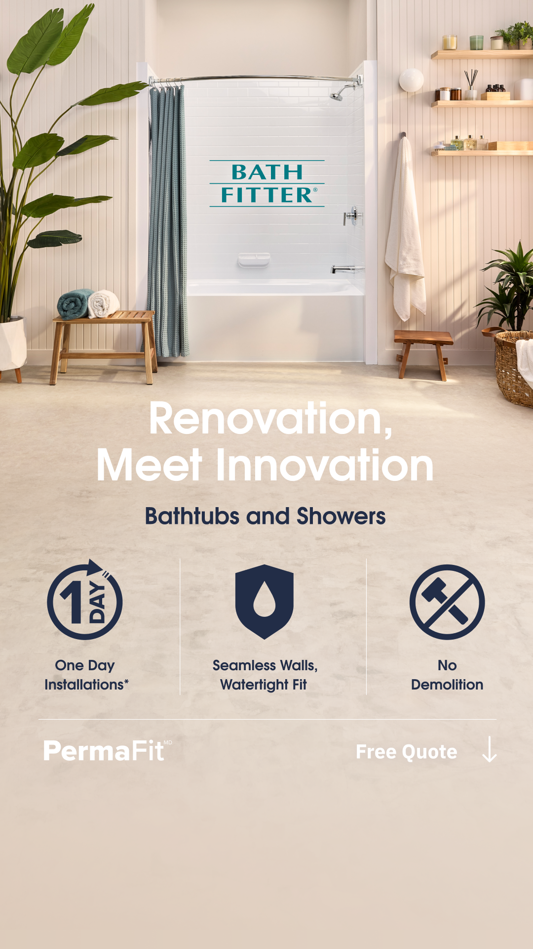 Bath Fitter Facebook ad