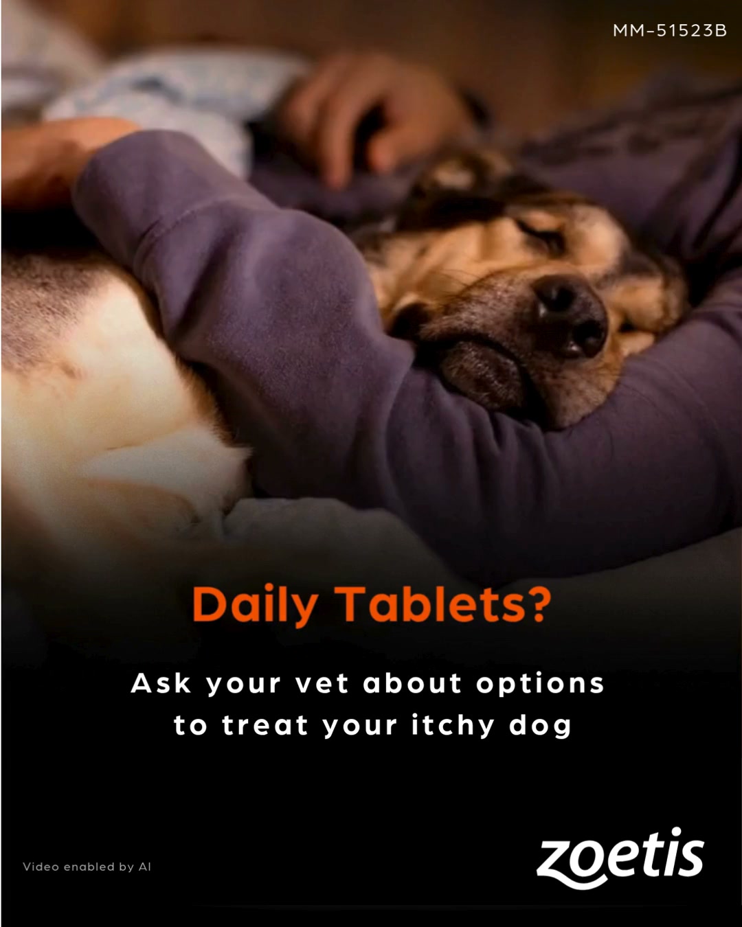 Zoetis Pets Facebook ad: Dog Itch Treatments