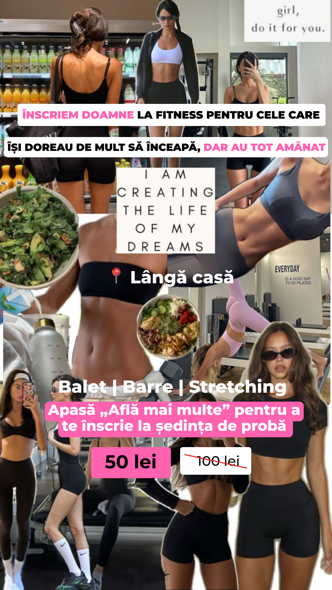 Levita -Bucureşti sală de balet și stretching Facebook ad: În București a fost lansată o nouă metodă…