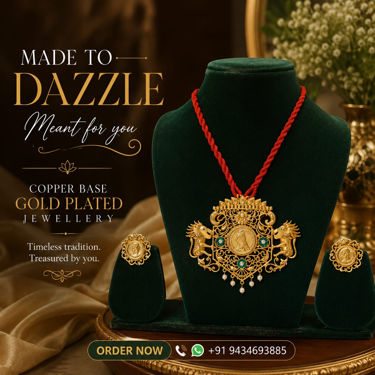 Dream Boutique Facebook ad: Luxury That Looks Like Gold, Priced for Every…