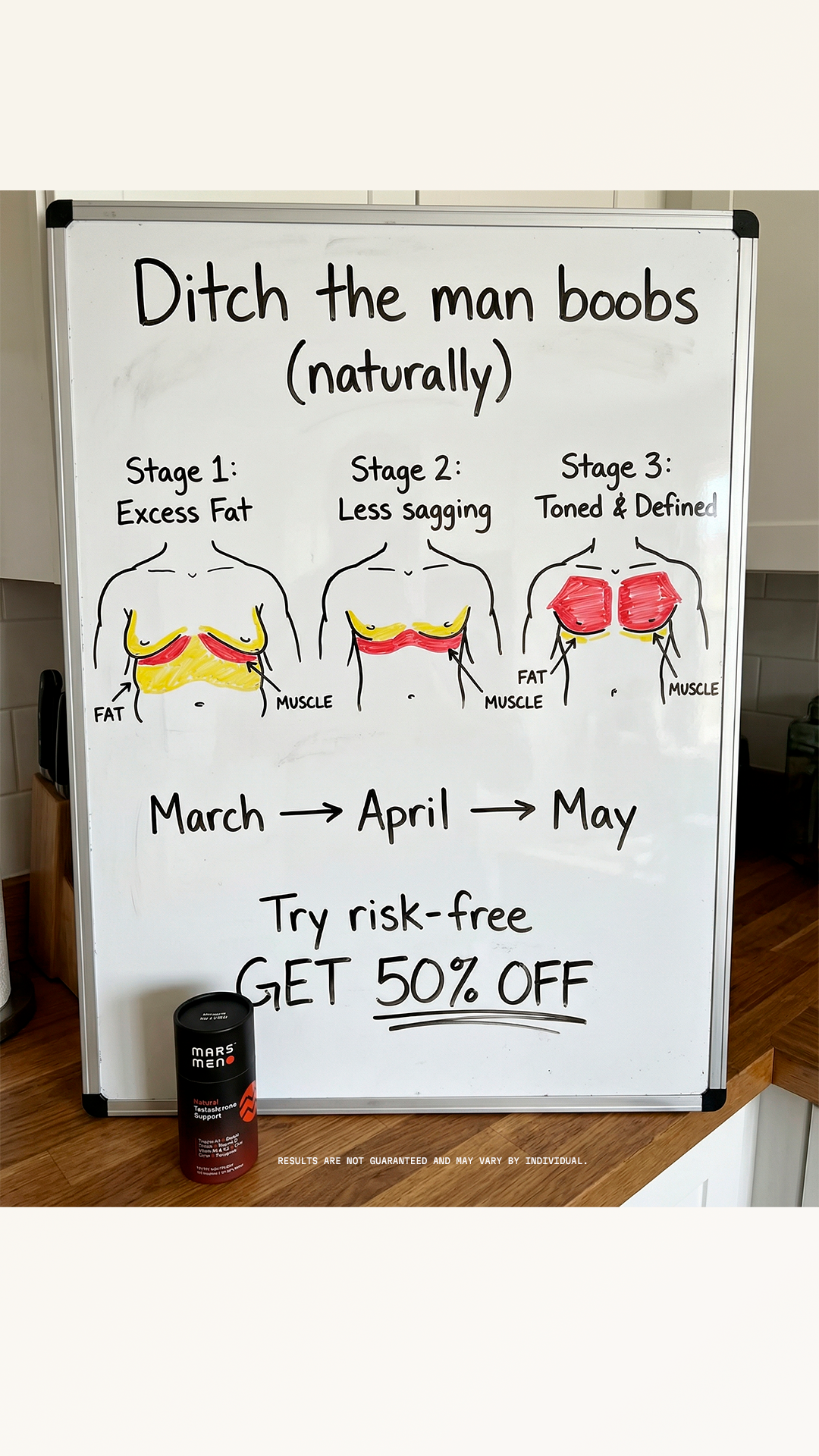 Mars Men Facebook ad