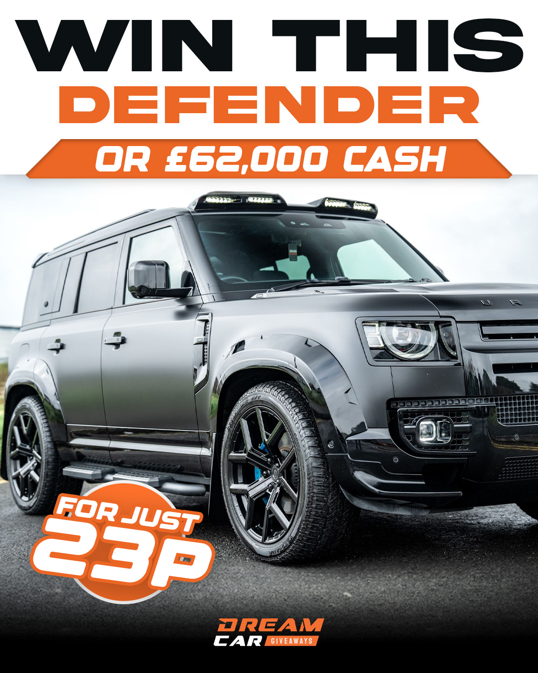 Dream Car Giveaways Facebook ad
