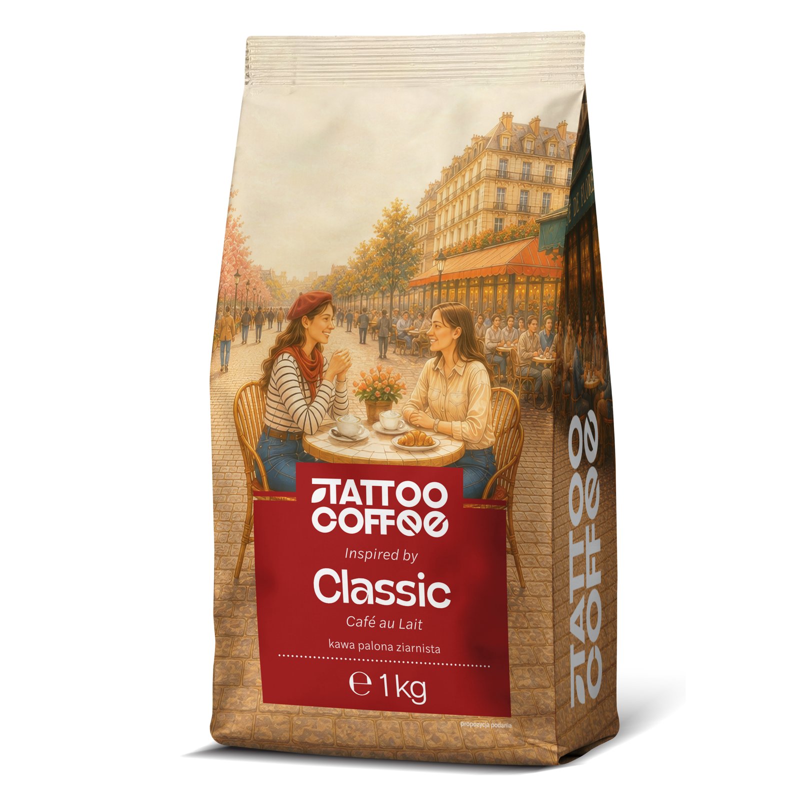 Tattoo Coffee Facebook ad: Jeśli lubisz kawę, która smakuje po prostu dobrze…