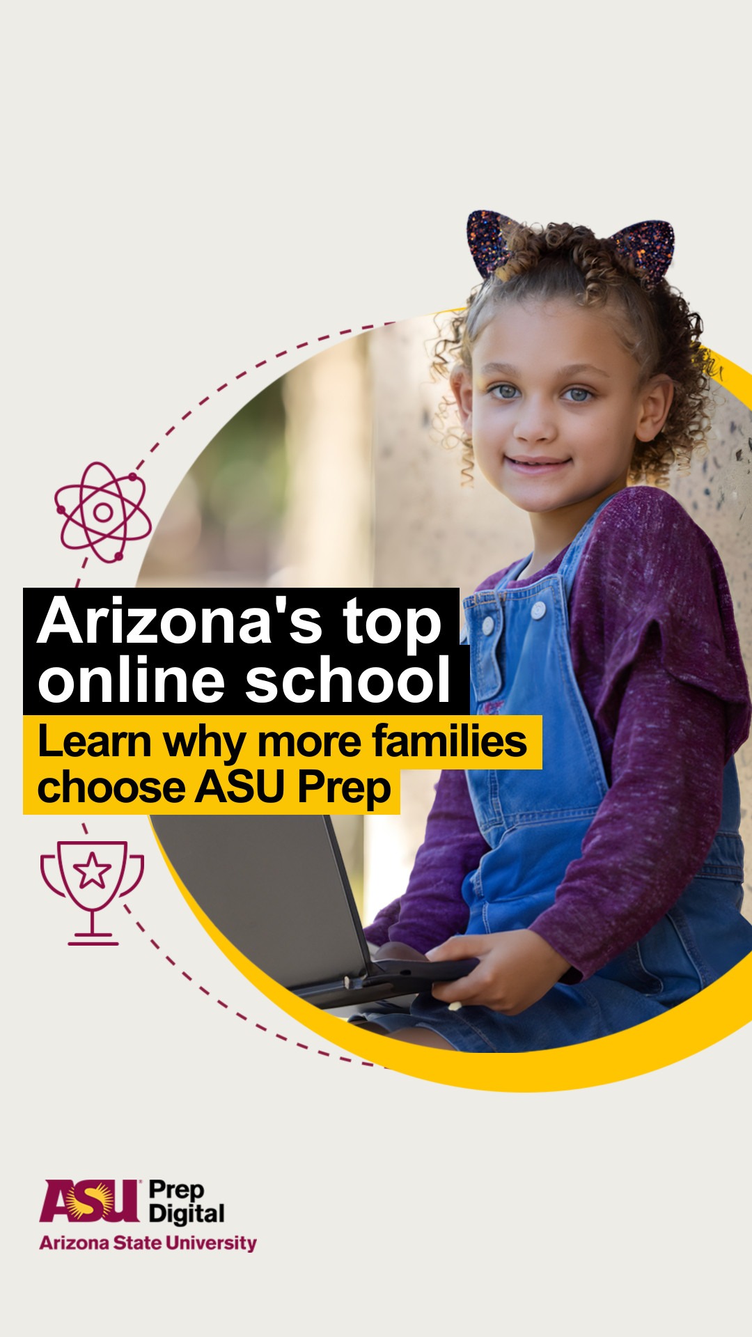 ASU Prep Digital Facebook ad