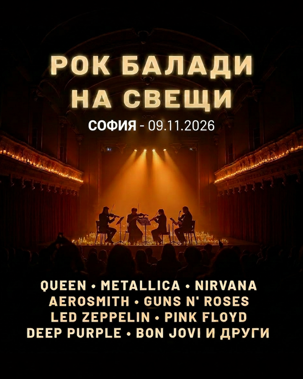 AZ Event Production Facebook ad: СОФИЯ / 09.11.2026