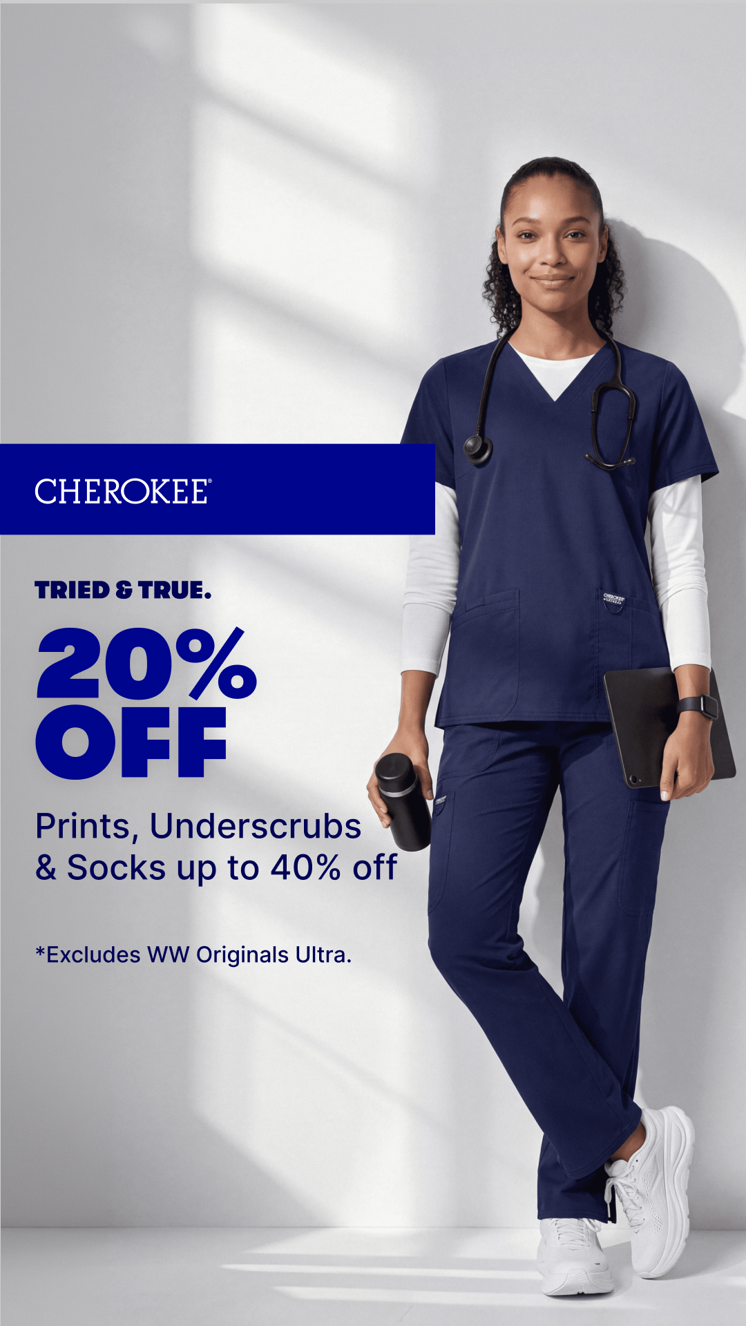 Cherokee Uniforms Facebook ad