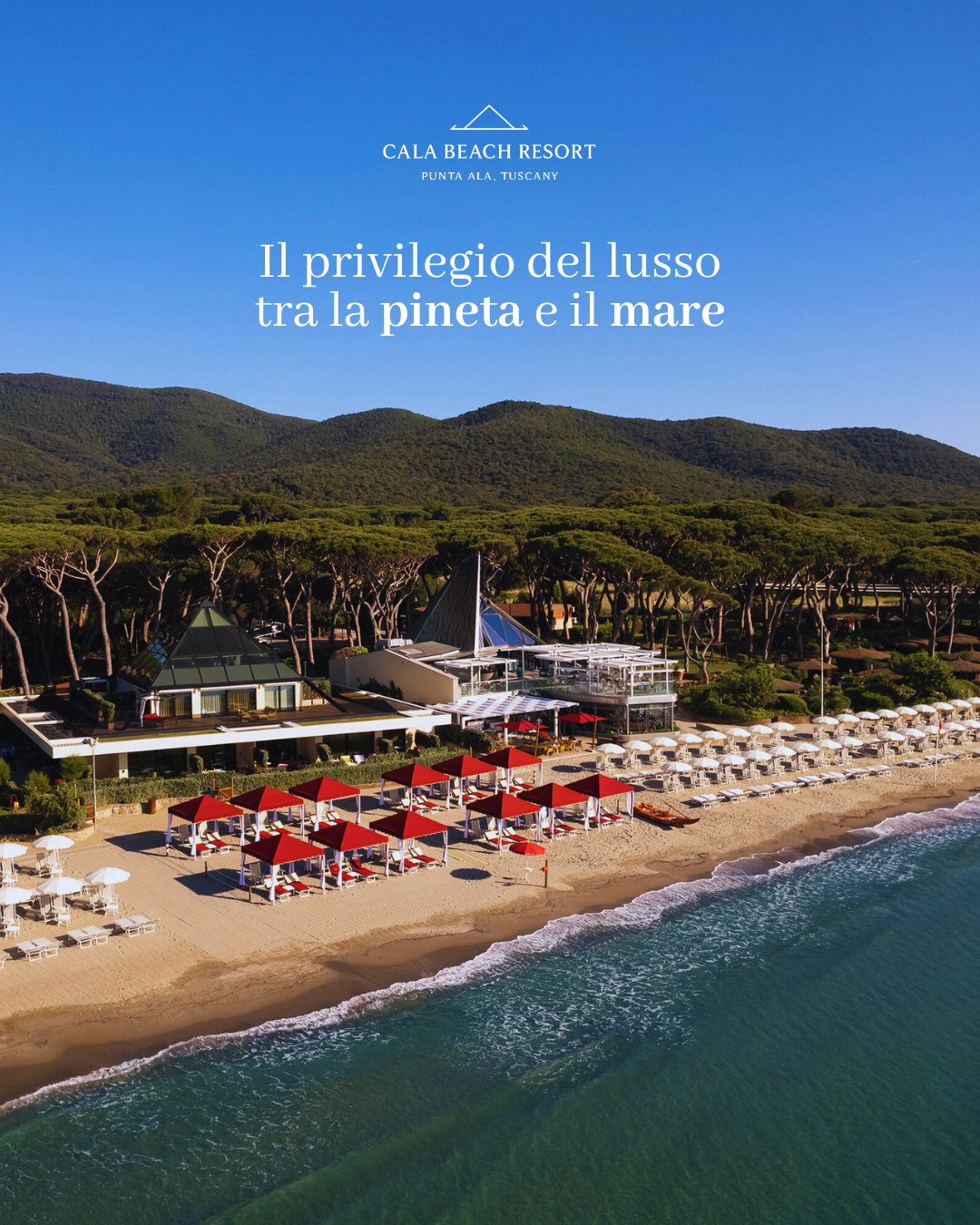 Cala Beach Resort Facebook ad: Tra la pineta e il mare, il tuo…