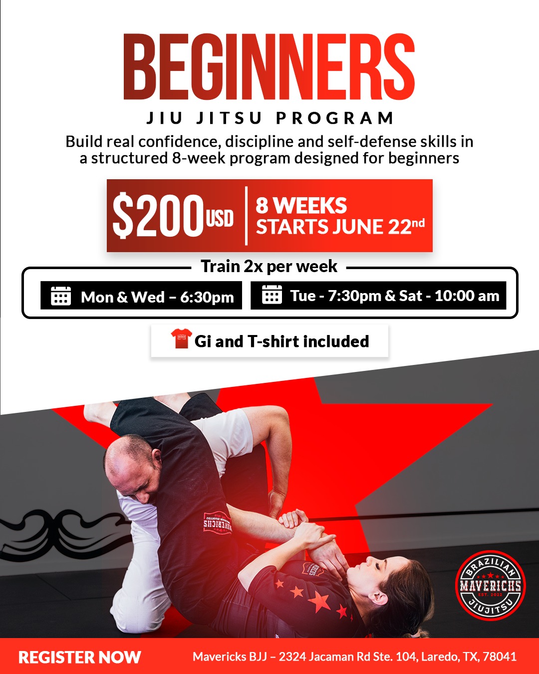 Mavericks Brazilian Jiujitsu Facebook ad: Brazilian jiu-jitsu classes - Mavericks Brazilian Jiu-Jitsu