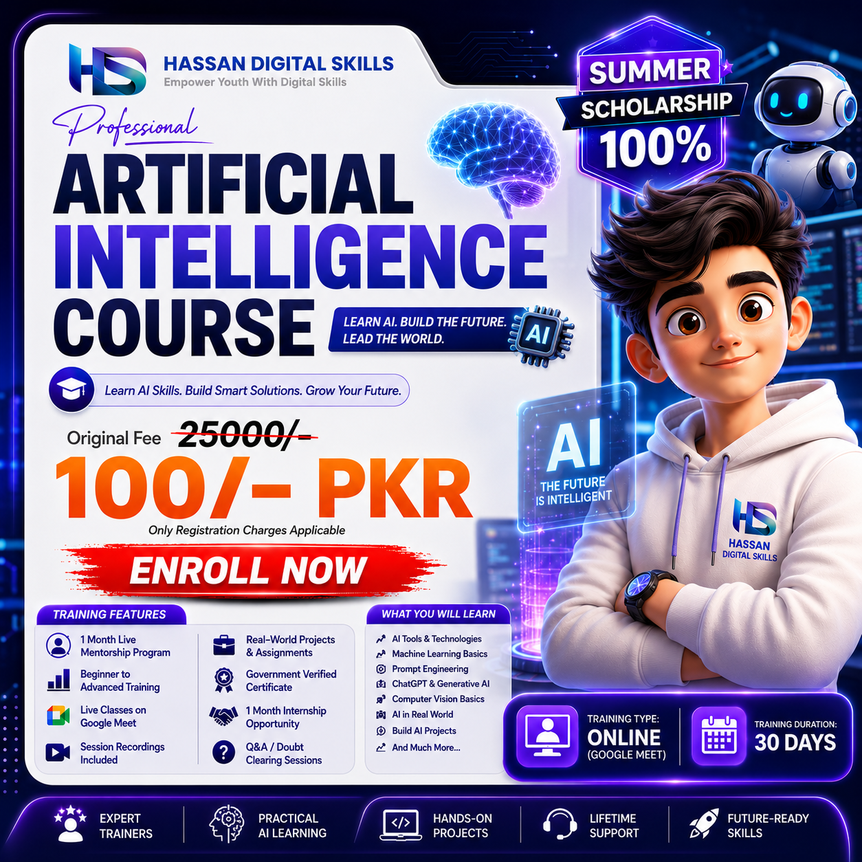 Hassan Digital Skills  Facebook ad