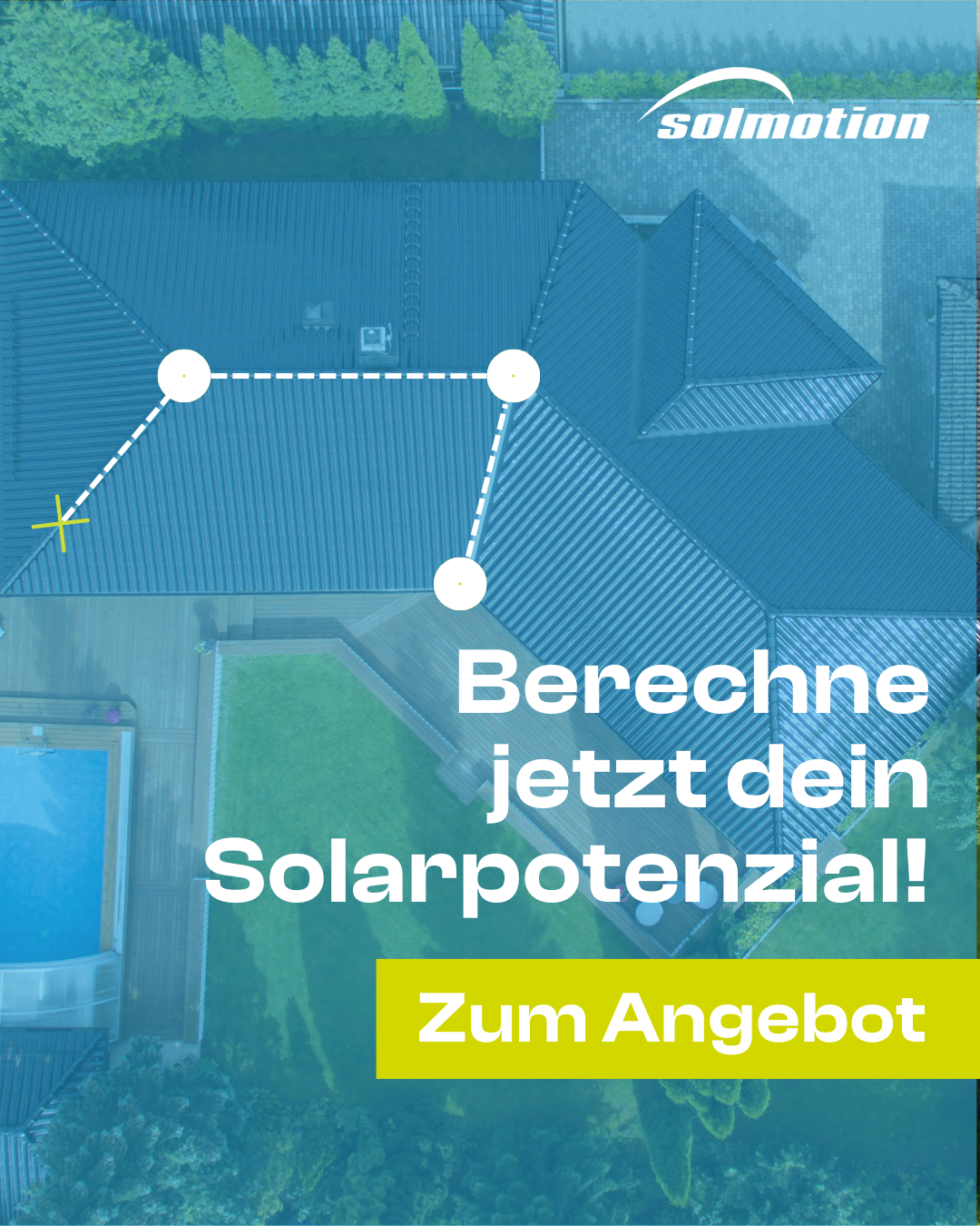 Solmotion Project GmbH Facebook ad: Schnell zu Deinem Angebot: PV-Anlage selbst berechnen!