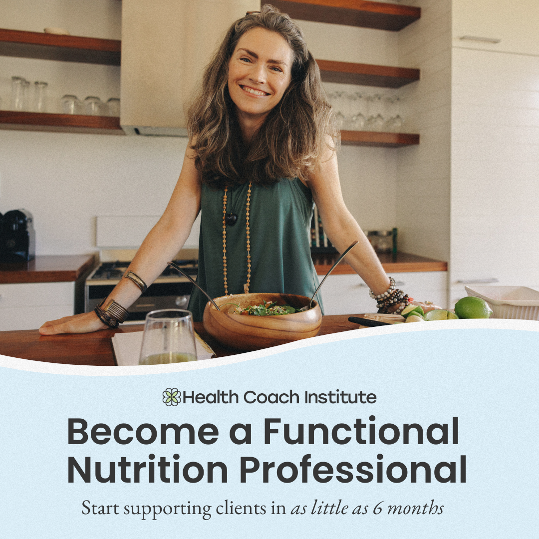 Health Coach Institute Facebook ad: Certified in 6 Months