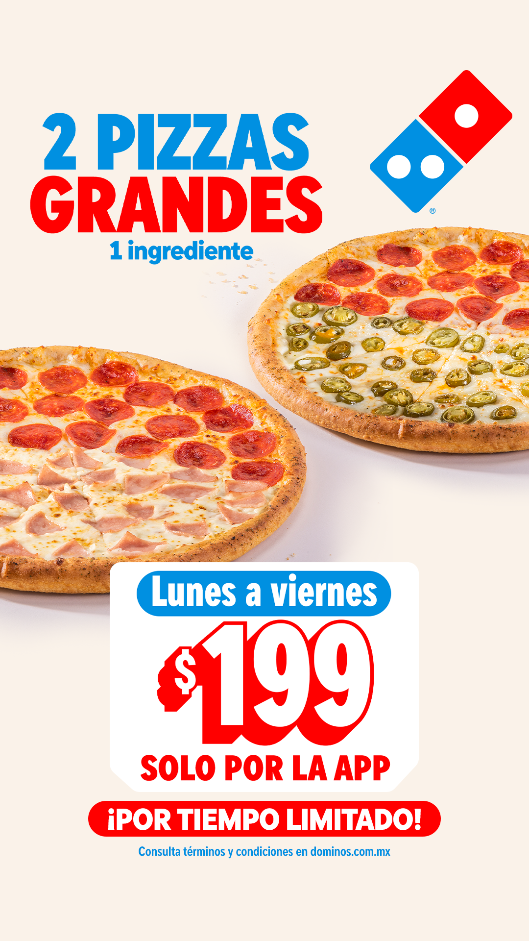 Domino's Mx Facebook ad