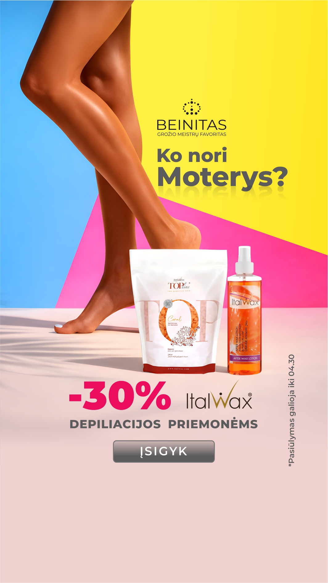 Beinitas Facebook ad