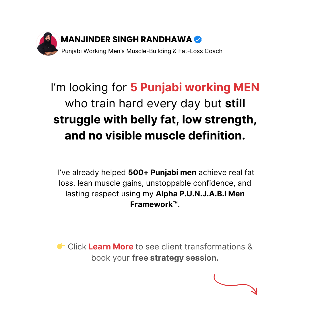 Manjinder Randhawa - Online Fitness Coach Facebook ad