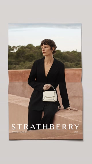 Strathberry Facebook ad from Apr 22, 2026